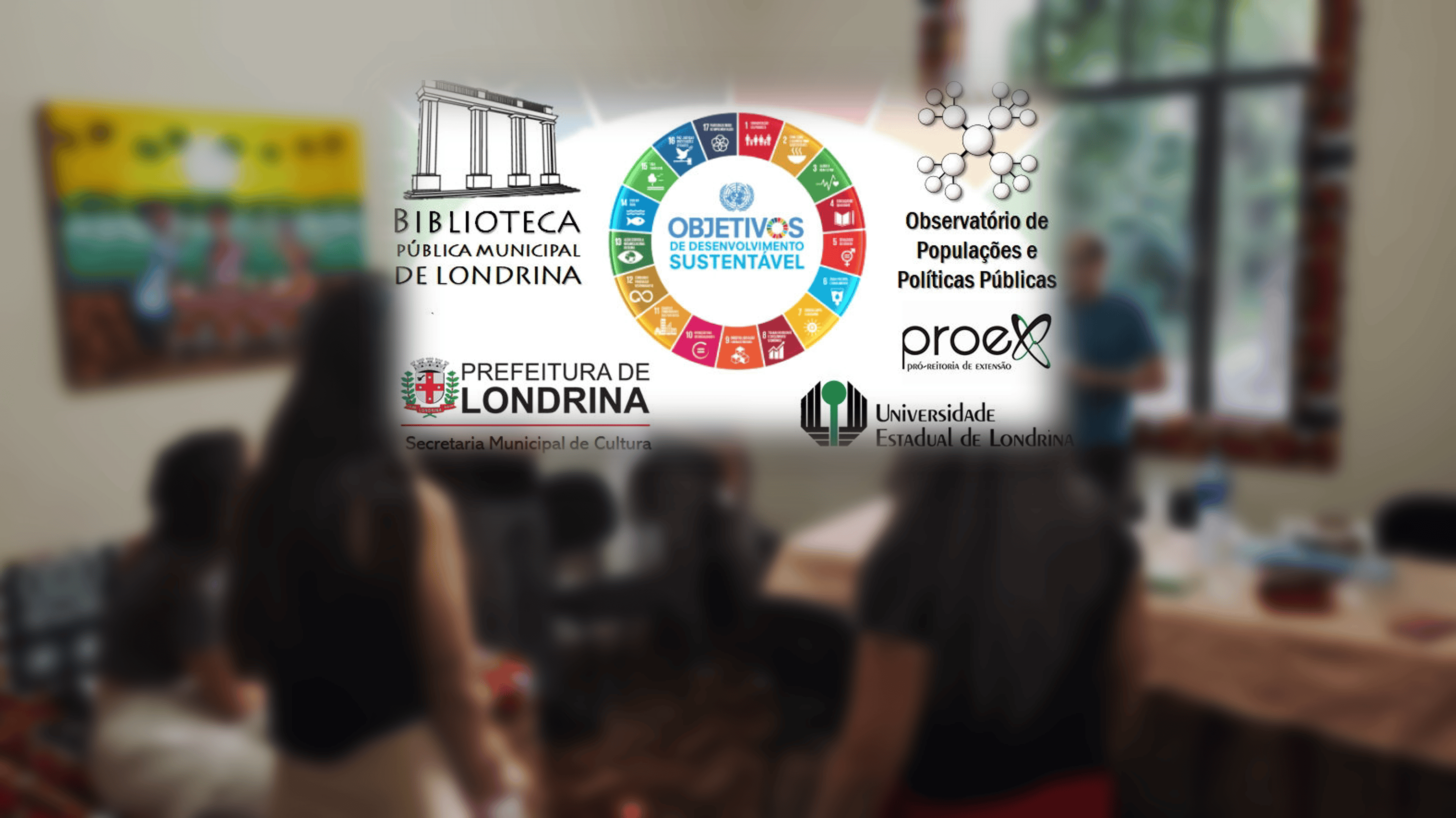 Reunião da equipe na Biblioteca de Londrina