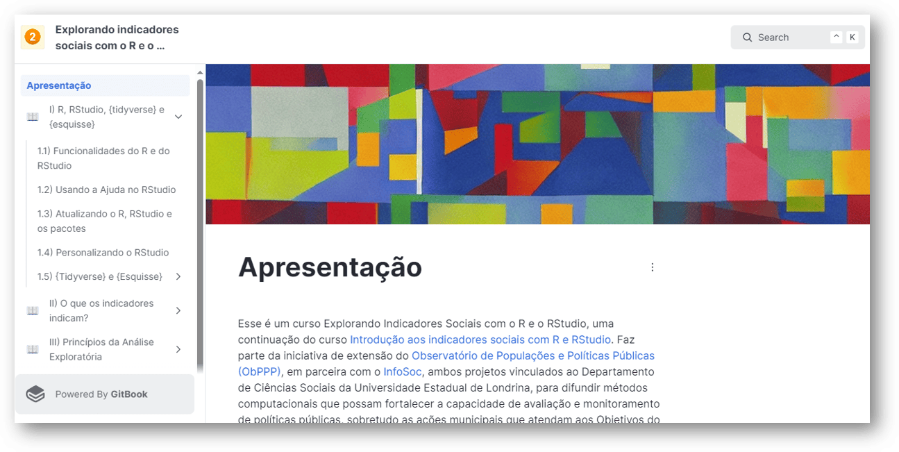 Curso Explorando Indicadores Sociais com R e Rstudio